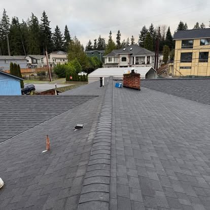 Roofing project by Steep Peak Construction