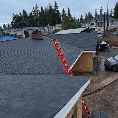 Roofing project by Steep Peak Construction