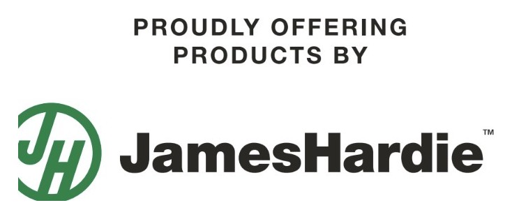 Proudly offering products by James Hardie